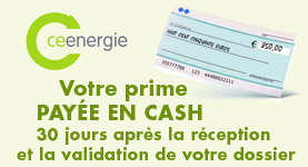 votre prime energie payée en cash